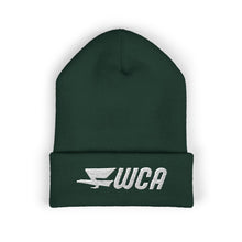 Load image into Gallery viewer, Embroidered Classic Cuffed Beanie - West Coast Airlines 1950s - 1960s logo
