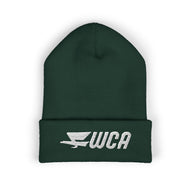 Embroidered Classic Cuffed Beanie - West Coast Airlines 1950s - 1960s logo