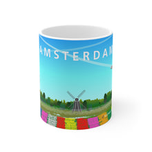 Load image into Gallery viewer, Ceramic Mug 11oz - NWA 2000s Amsterdam Tulip Field
