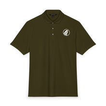 Load image into Gallery viewer, Men's Stretch Jersey Polo — Big Sky Airlines 1980s Logo
