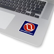 Load image into Gallery viewer, Vinyl Sticker - Northwest Orient 1970s-1980s &quot;Meatball&quot; Logo
