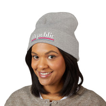 Load image into Gallery viewer, Embroidered Classic Cuffed Beanie - Republic Airlines MTM Logo
