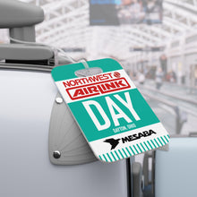 Load image into Gallery viewer, Luggage Tag - 2-sided acrylic - Northwest Airlink / Mesaba Hometown Series - Dayton, Ohio
