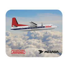 Load image into Gallery viewer, Mouse Pad (Rectangle) - Northwest Airlink / Mesaba Fokker 27 in flight
