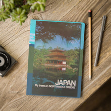 Load image into Gallery viewer, Softcover Journal - 1970s Northwest Destination Poster Series - Japan
