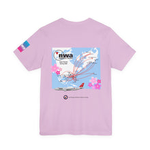 Load image into Gallery viewer, Short Sleeve T-Shirt - Northwest Airlines Cherry Blossoms
