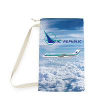 Load image into Gallery viewer, Laundry Bag / Jumbo Packing Bag - Republic original colors with DC-9 and 727
