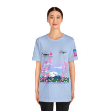 Load image into Gallery viewer, Short Sleeve T-Shirt - Northwest Airlines Cherry Blossoms
