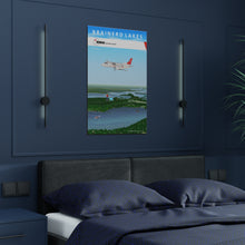 Load image into Gallery viewer, Destination Poster - NWA 2000s - Brainerd Lakes Mesaba Saab 340 - Premium Satin
