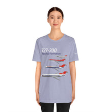 Load image into Gallery viewer, Short Sleeve T-Shirt - Northwest Boeing 727-200 Livery Formation
