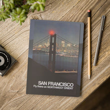 Load image into Gallery viewer, Softcover Journal - 1970s Northwest Destination Poster Series - San Francisco
