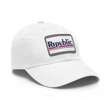 Load image into Gallery viewer, Twill Cap - Leather Patch - Republic MTM Logo
