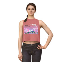 Load image into Gallery viewer, Women's Crop Top - Northwest Airlines Cherry Blossoms
