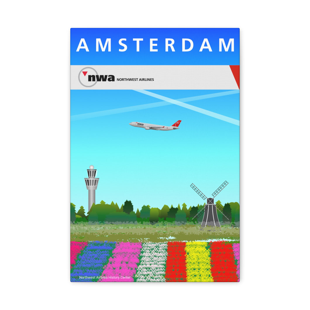 Destination Canvas Gallery Wrap - NWA 2000s - Amsterdam Tulip Field
