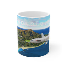 Load image into Gallery viewer, Ceramic Mug 11oz - NWA 2000s Honolulu Waikiki and Diamond Head
