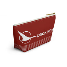 Load image into Gallery viewer, Packing Pouch - small, flat bottom, white zipper - Republic / North Central &quot;Ducking Out&quot;
