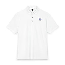 Load image into Gallery viewer, Men's Stretch Jersey Polo — North Central "Herman" Logo
