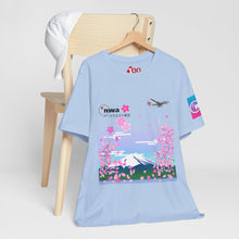 Load image into Gallery viewer, Short Sleeve T-Shirt - Northwest Airlines Cherry Blossoms
