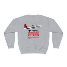 Load image into Gallery viewer, Crewneck Sweatshirt - Mesaba 80th Anniversary - Northwest Orient Airlink Fokker F27
