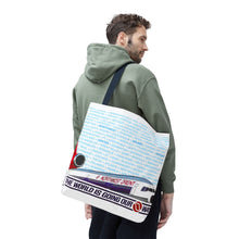 Load image into Gallery viewer, Tote Bag - Northwest Orient 1980s &quot;The World is Going Our Way&quot;
