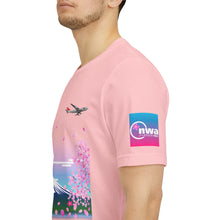 Load image into Gallery viewer, Short Sleeve T-Shirt - Northwest Airlines Cherry Blossoms
