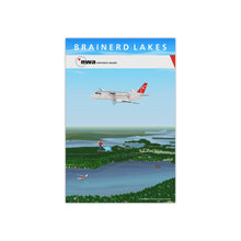 Load image into Gallery viewer, Destination Poster - NWA 2000s - Brainerd Lakes Mesaba Saab 340 - Premium Satin
