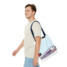 Load image into Gallery viewer, Tote Bag - Northwest Orient 1980s &quot;The World is Going Our Way&quot;
