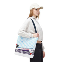 Load image into Gallery viewer, Tote Bag - Northwest Orient 1980s &quot;The World is Going Our Way&quot;
