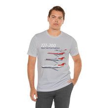 Load image into Gallery viewer, Short Sleeve T-Shirt - Northwest Boeing 727-200 Livery Formation
