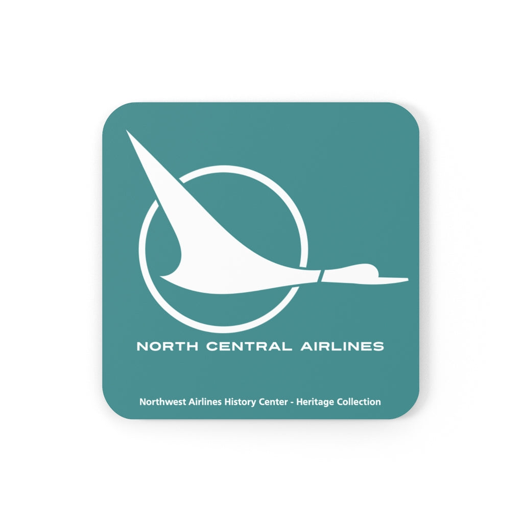 Cork Back Coaster - North Central Airlines Logo