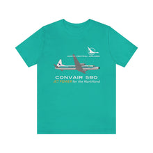 Load image into Gallery viewer, Short Sleeve T-Shirt - North Central Convair 580 Illustration
