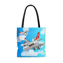 Load image into Gallery viewer, Tote Bag - Chibi Northwest 2000s-era Jets
