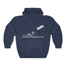 Load image into Gallery viewer, Hooded Sweatshirt - Southern Airways Going Your Way
