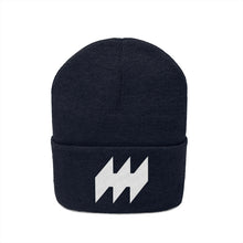 Load image into Gallery viewer, Knit Beanie - Hughes Airwest &quot;Gamma&quot; Logo
