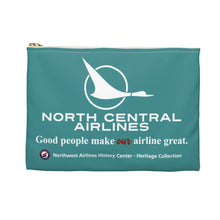 Load image into Gallery viewer, Zipper Pouch - North Central Airlines Logo
