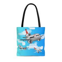 Load image into Gallery viewer, Tote Bag - Chibi Northwest 2000s-era Jets
