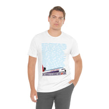 Load image into Gallery viewer, Short Sleeve T-Shirt - The World is Going Our Way DC-10
