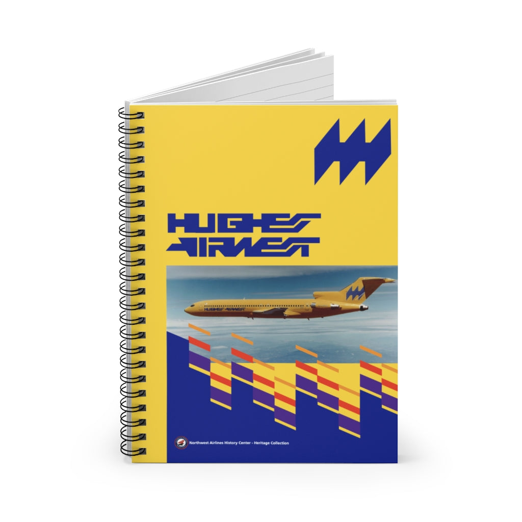 Spiral Notebook - Ruled Line - Hughes Airwest Sundance Heritage Series ...