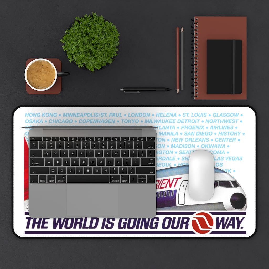 Desk Mat - The World Is Going Our Way DC-10