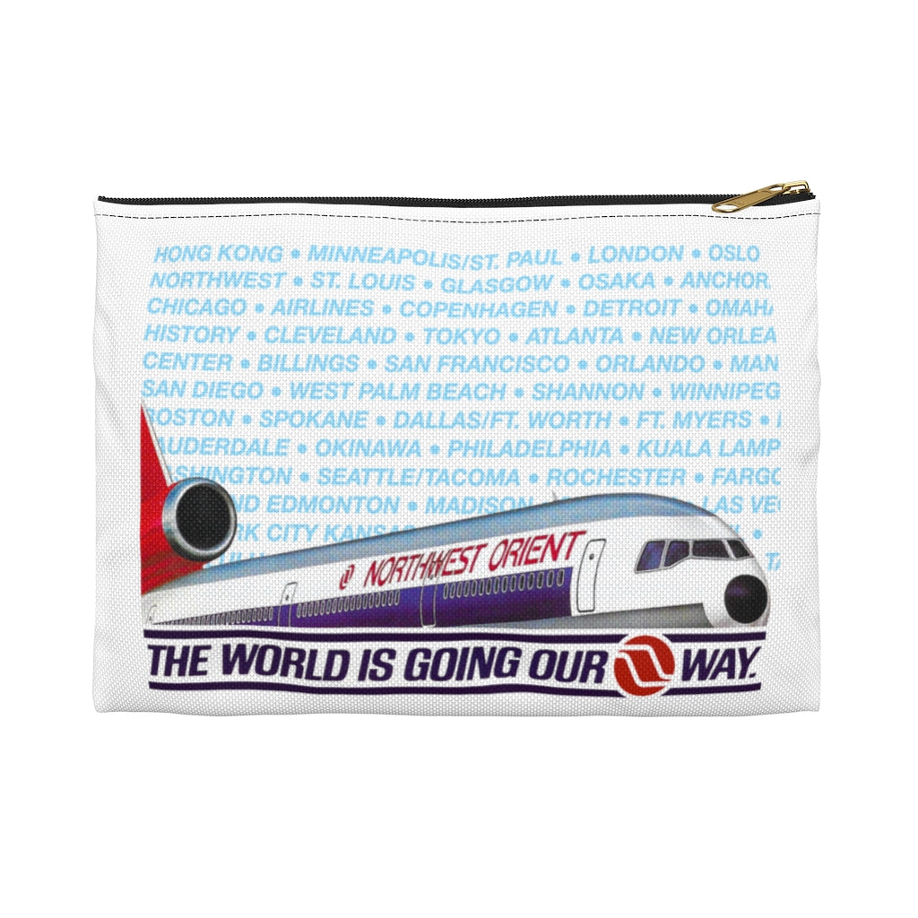 Zipper Pouch - The World Is Going Our Way DC-10