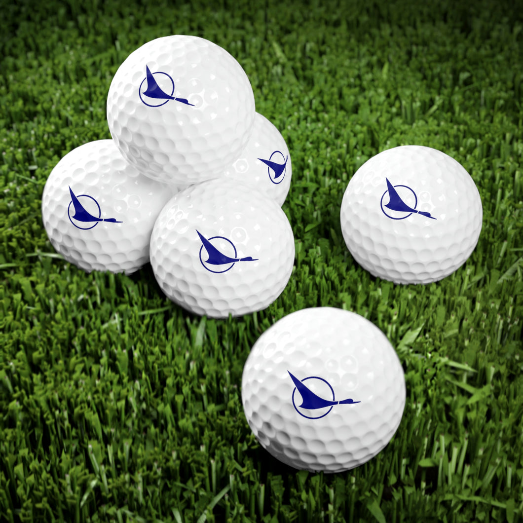 Golf Balls - Herman logo (Republic / North Central), 6pcs