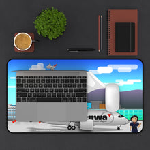 Load image into Gallery viewer, Desk Mat - Chibi NWA 787 Dreamliner at Tokyo
