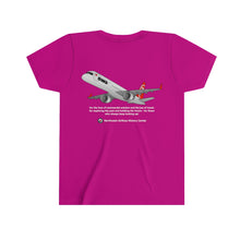Load image into Gallery viewer, Youth Short Sleeve Tee - Happy 2000s NWA CRJ-900
