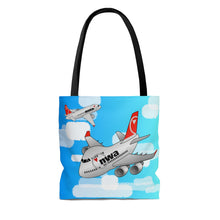 Load image into Gallery viewer, Tote Bag - Chibi Northwest 2000s-era Jets

