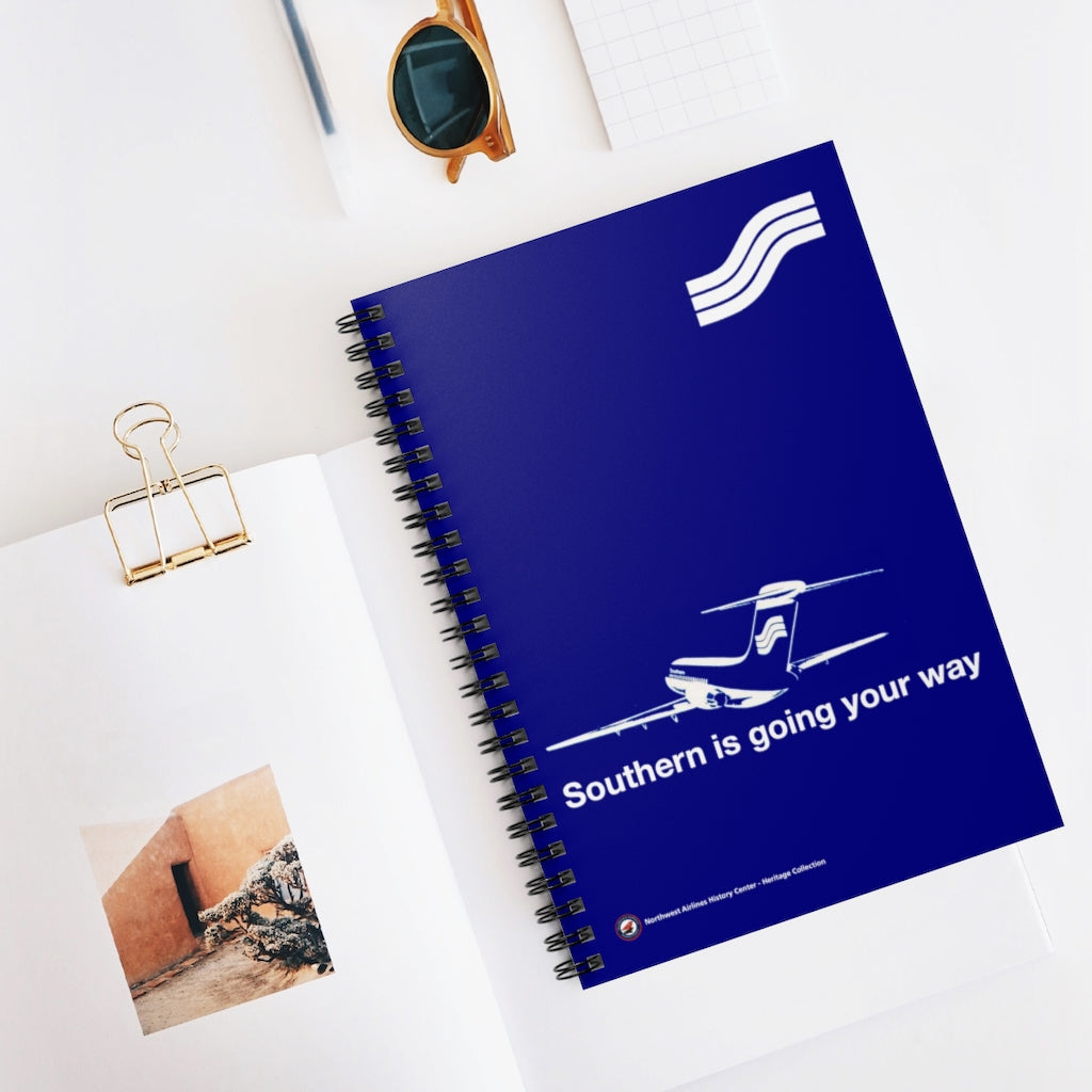 Spiral Notebook - Ruled Line - Southern Airways Going Your Way